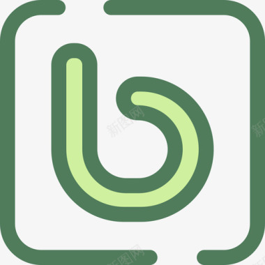 greenBeboSocialNetworks5Green图标图标