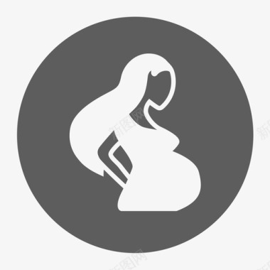 孕妇陪诊图标