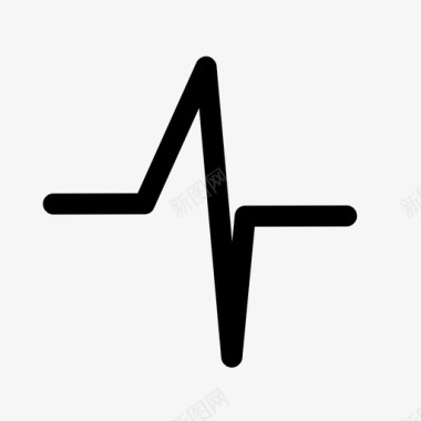 生命的心跳脉搏心跳生命图标图标