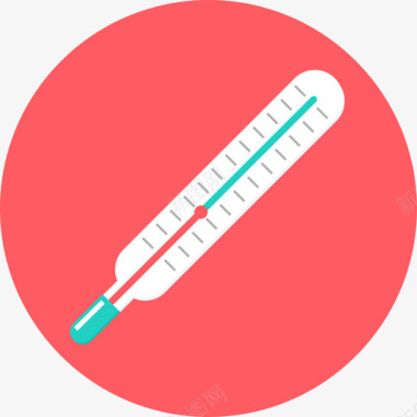 医用棉签温度计医用33扁平图标图标