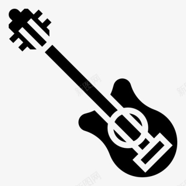 吉他乐器墨西哥图标图标
