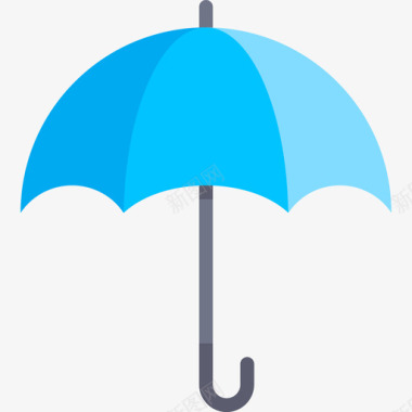 公共标识安全伞安全3扁平图标图标