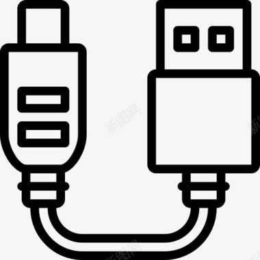 HDMI接线Hdmi2线性电缆连接器图标图标