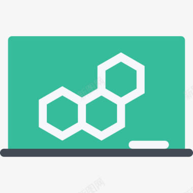 黑板空间与科学3平面图标图标