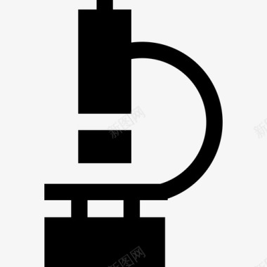 显微镜显微镜学校10填充图标图标
