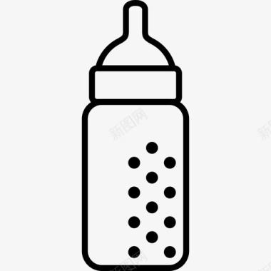 奶瓶婴儿牛奶图标图标
