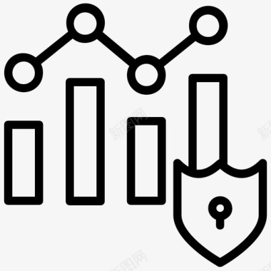 税务分析安全报告业务安全受保护评估图标图标