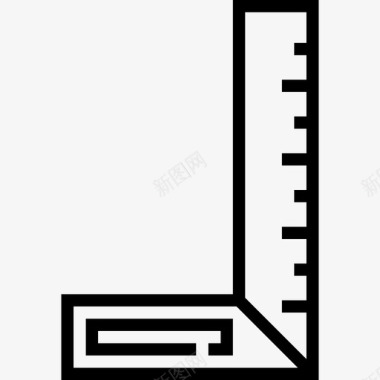 可爱直尺直尺施工工具4直线图标图标