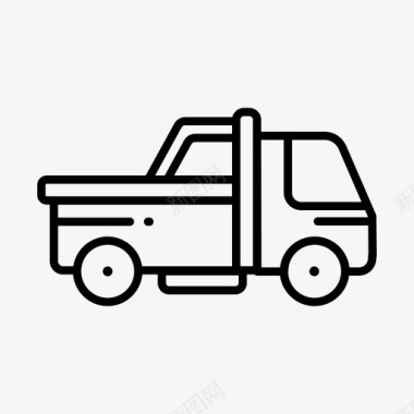 运输卡车汽车运输工具图标图标