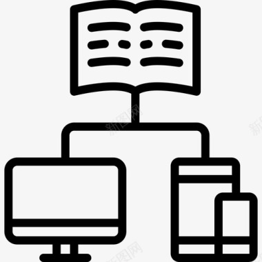 线性图标删除学习在线学习线性学习图标图标