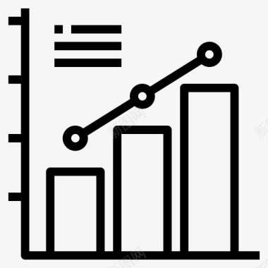 抽象图表图表统计图标图标