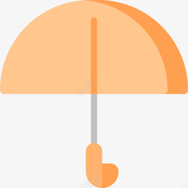 雨伞春季时间3扁平图标图标