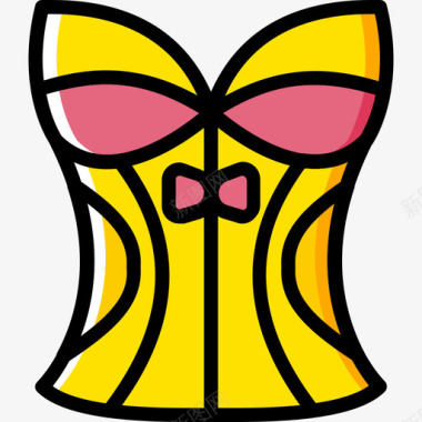 春秋女装紧身胸衣女装3黄色图标图标