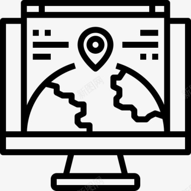 腾讯地图应用图标设计位置和地图应用程序计算机图标图标