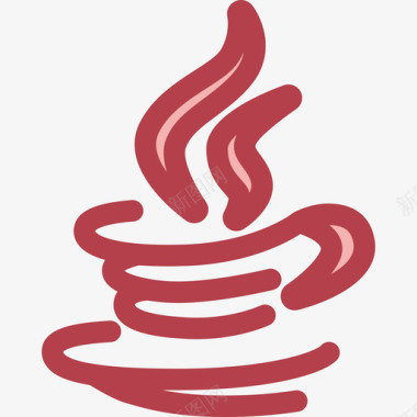 红色Java徽标5红色图标图标