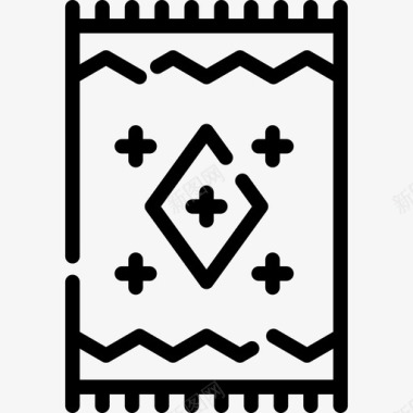 墨西哥地毯3直线型图标图标