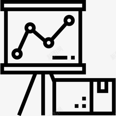 占比分析分析运输和交付11线性图标图标