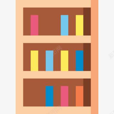 书柜家居用品2平房图标图标