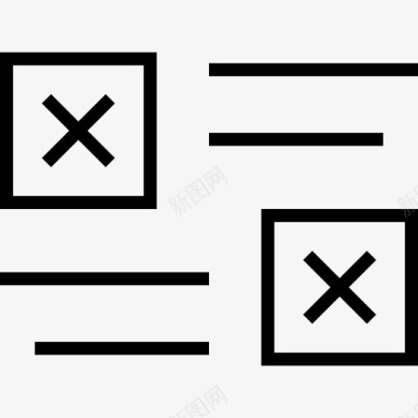 科技感线框线框细线图标图标