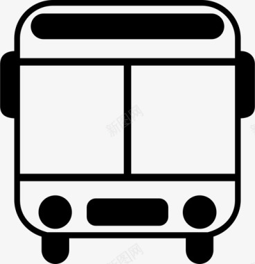 公共交通标识公共汽车驾驶公共交通图标图标