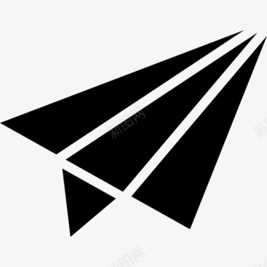纸飞机教育24填充图标图标