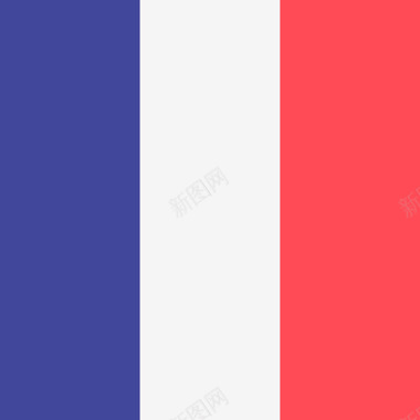 法国国际旗帜4广场图标图标