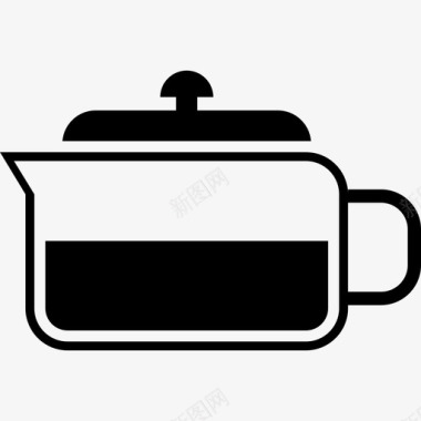 茶壶厨房元素2填充图标图标