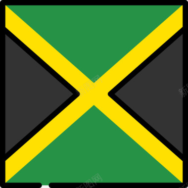 广场牙买加国旗收藏3广场图标图标