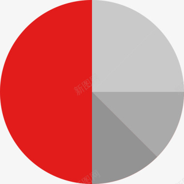 红色墙漆统计信息图形红色2平坦图标图标