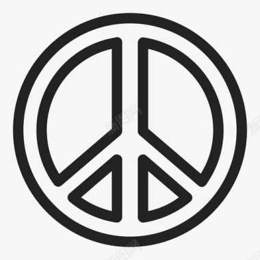 和平和平的标志和平的象征图标图标