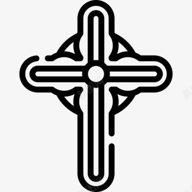 十字架标志十字架复活节11直系图标图标