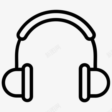 耳机无线耳机festajunina元素线图标图标