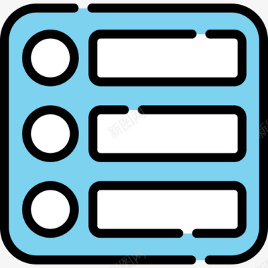 爱情元素集合列表电子和web元素集合2线性颜色图标图标