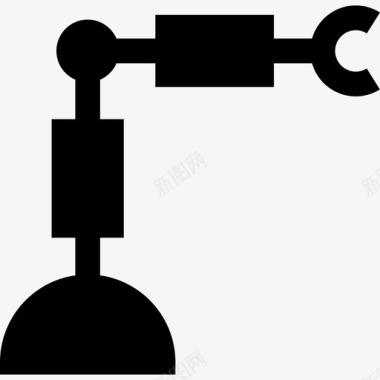 共创大未来工业机器人未来技术4填充图标图标