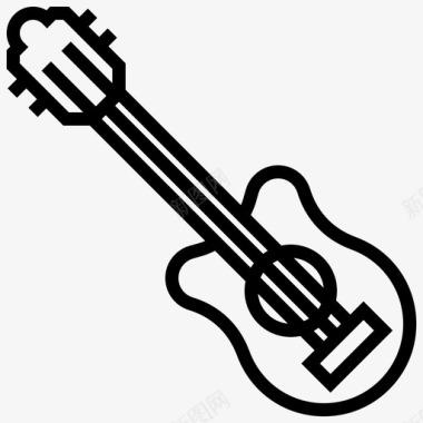 吉他乐器墨西哥图标图标