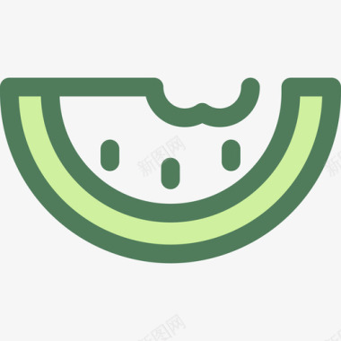 西瓜食品和餐厅5维德图标图标