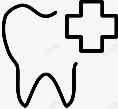 牙齿牙医医生图标图标