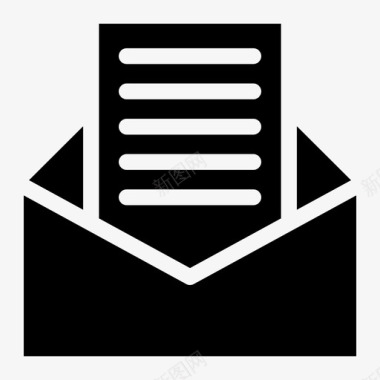 邮箱电子邮件文件图标图标
