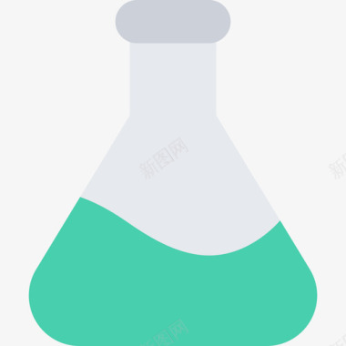 电商空间烧瓶空间与科学3扁平图标图标