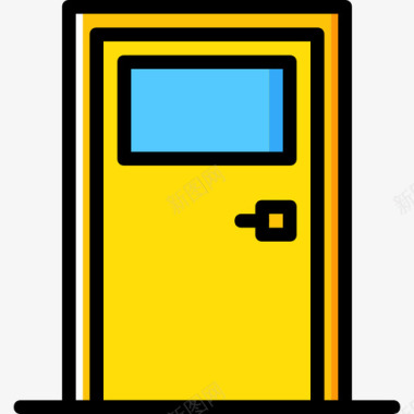 门结构8黄色图标图标