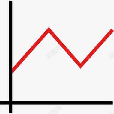桌布红色统计信息图形红色2平坦图标图标