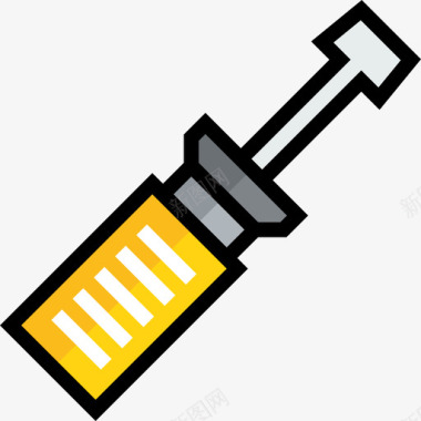 遍布工厂螺丝刀工厂2线性颜色图标图标