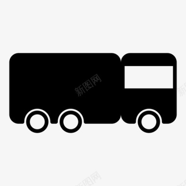 运输卡车送货货物图标图标