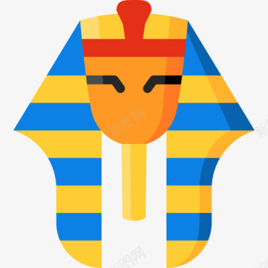 古代农耕古代埃及和埃及平坦图标图标