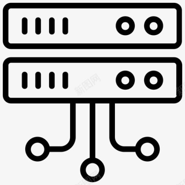 大型指挥中心数据库托管数据管理数据中心图标图标