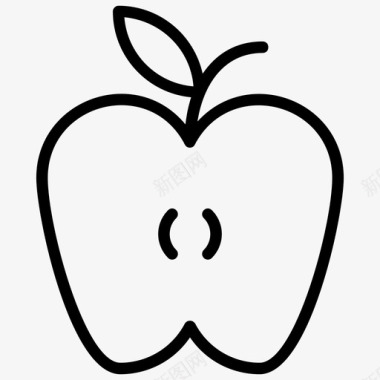 莲菜片苹果苹果片水果图标图标
