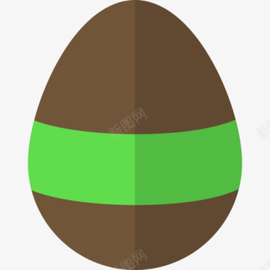 复活节彩蛋甜点平蛋图标图标