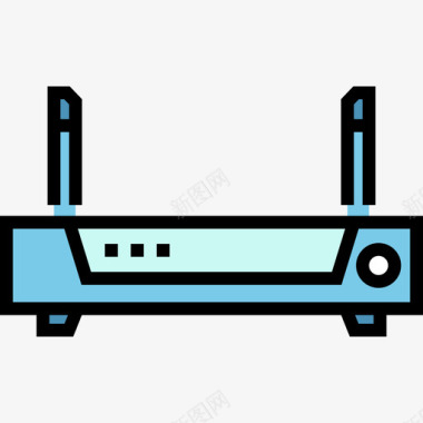 低信号Wifi信号小工具5线性颜色图标图标