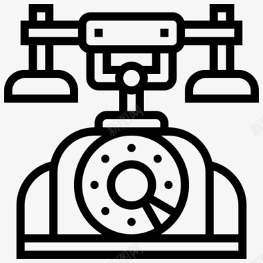 复古电话电子技术图标图标