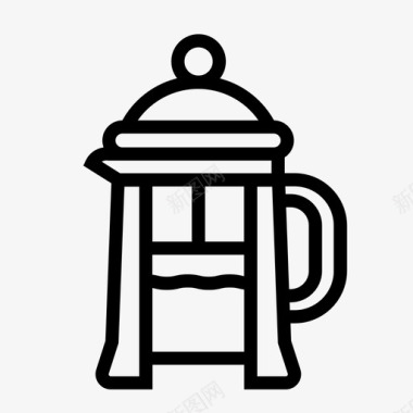 咖啡机免抠图片法国出版社啤酒商咖啡图标图标